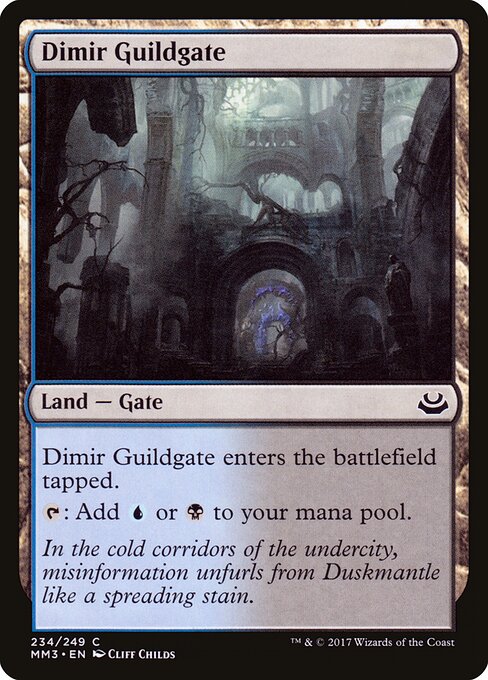 Modern Masters 2017 - 234 - Dimir Guildgate - Common