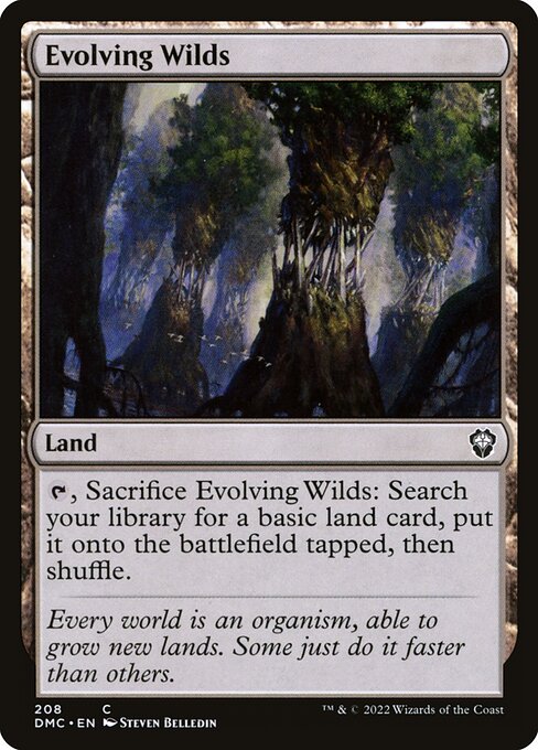 Dominaria United Commander - 208 - Evolving Wilds - Common
