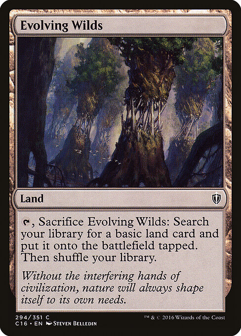 Commander 2016 - 294 - Evolving Wilds - Common