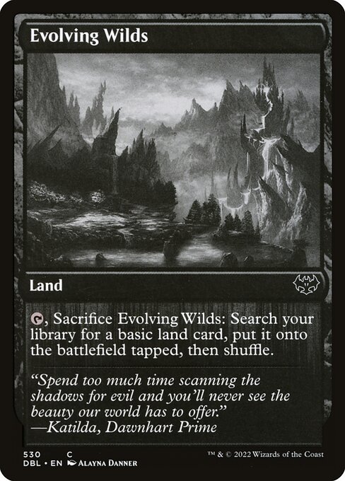 Innistrad: Double Feature - 530 - Evolving Wilds - Common
