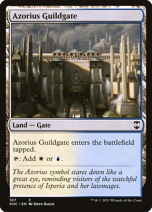 Kaldheim Commander - 107 - Azorius Guildgate - Common
