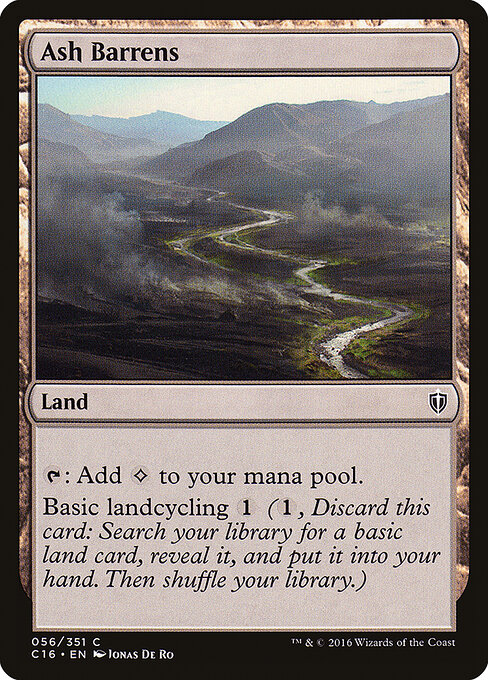 Commander 2016 - 56 - Ash Barrens - Common