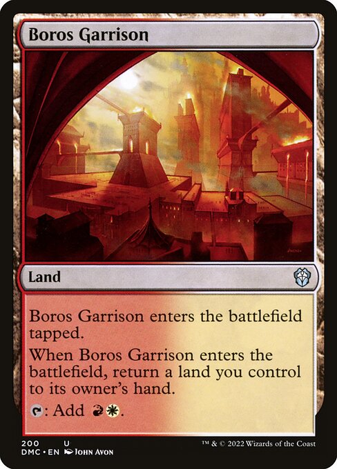 Dominaria United Commander - 200 - Boros Garrison - Uncommon