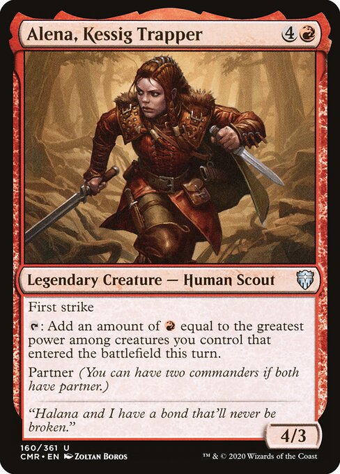 Commander Legends - 160 - Alena, Kessig Trapper - Uncommon