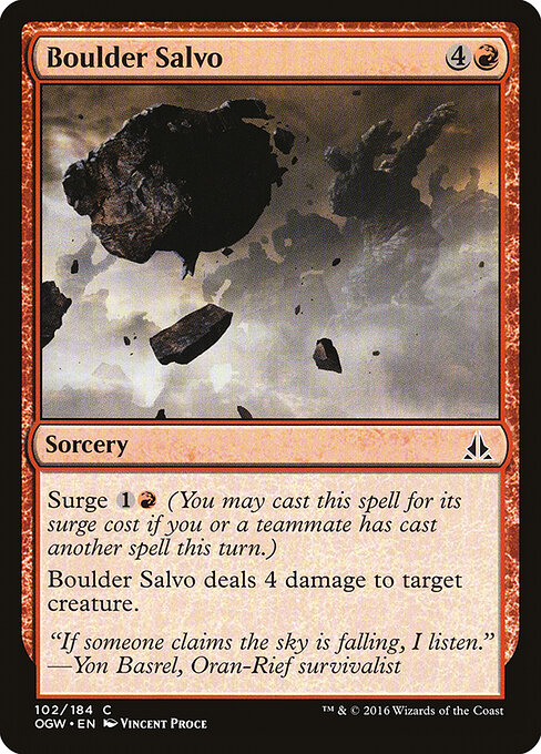 Oath of the Gatewatch - 102 - Boulder Salvo - Common