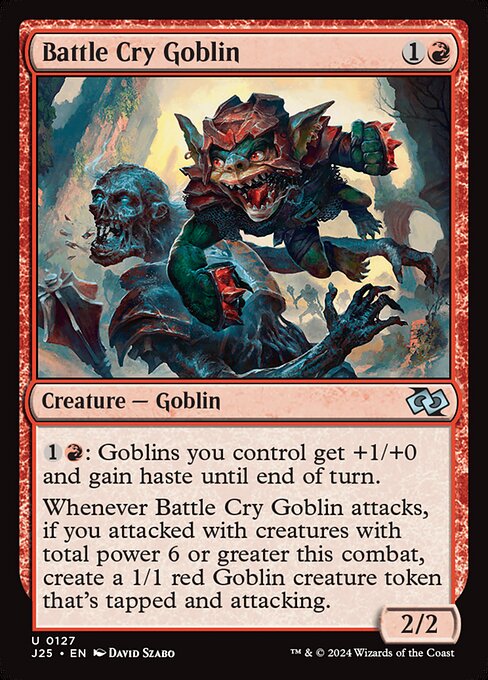 Foundations Jumpstart - 127 - Battle Cry Goblin - Uncommon