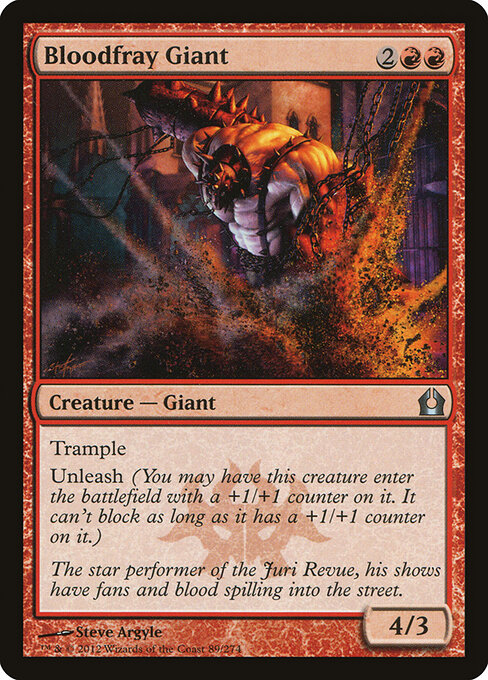 Return to Ravnica - 89 - Bloodfray Giant - Uncommon
