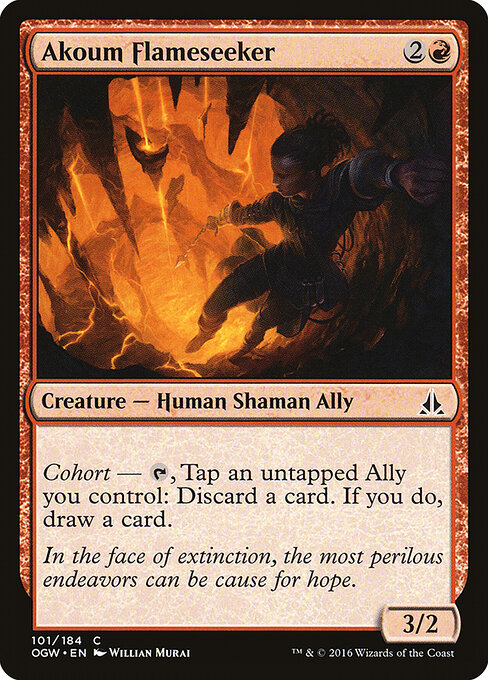 Oath of the Gatewatch - 101 - Akoum Flameseeker - Common