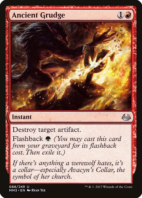 Modern Masters 2017 - 88 - Ancient Grudge - Uncommon