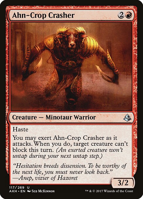 Amonkhet - 117 - Ahn-Crop Crasher - Uncommon