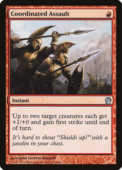 Theros - 116 - Coordinated Assault - Uncommon