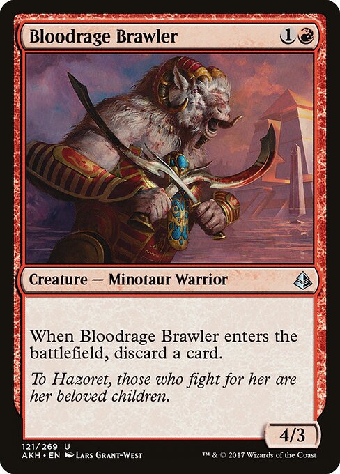 Amonkhet - 121 - Bloodrage Brawler - Uncommon