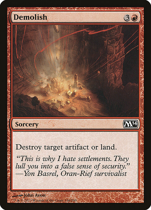 Magic 2014 - 136 - Demolish - Common