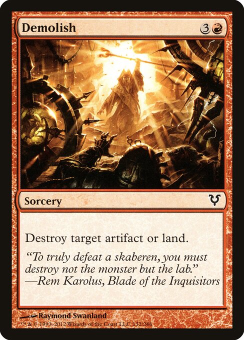 Avacyn Restored - 132 - Demolish - Common