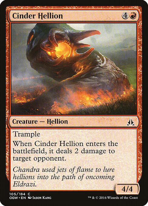Oath of the Gatewatch - 105 - Cinder Hellion - Common