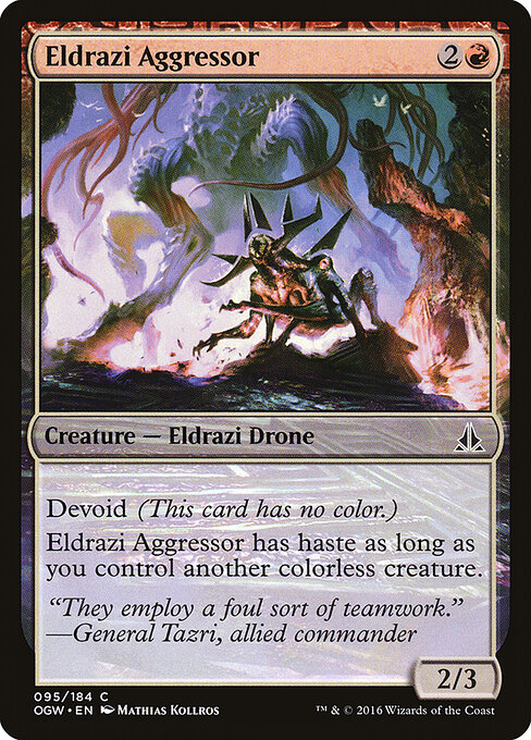 Oath of the Gatewatch - 95 - Eldrazi Aggressor - Common
