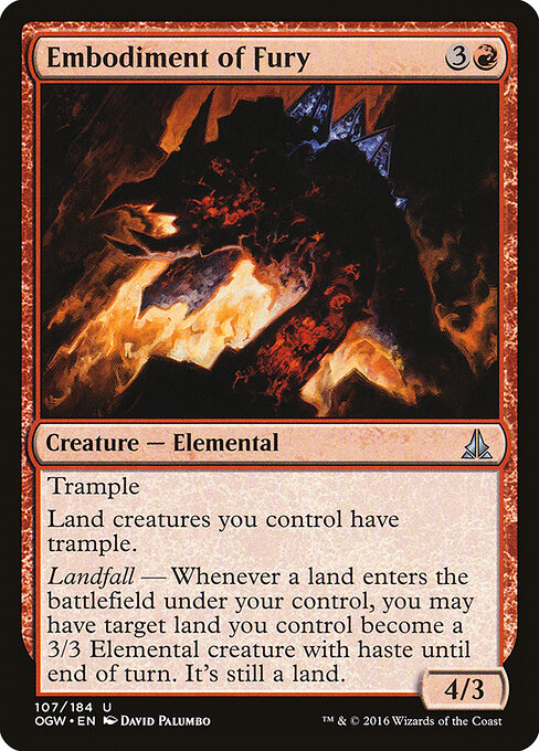 Oath of the Gatewatch - 107 - Embodiment of Fury - Uncommon