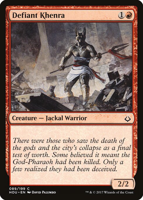 Hour of Devastation - 89 - Defiant Khenra - Common