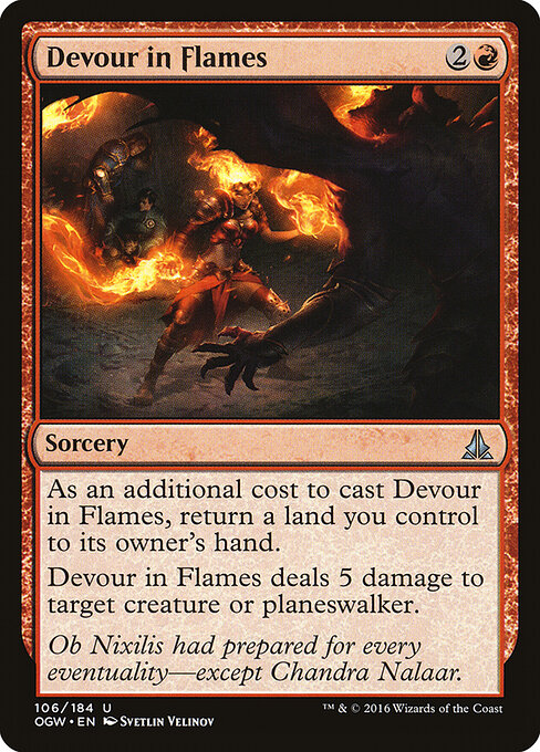 Oath of the Gatewatch - 106 - Devour in Flames - Uncommon
