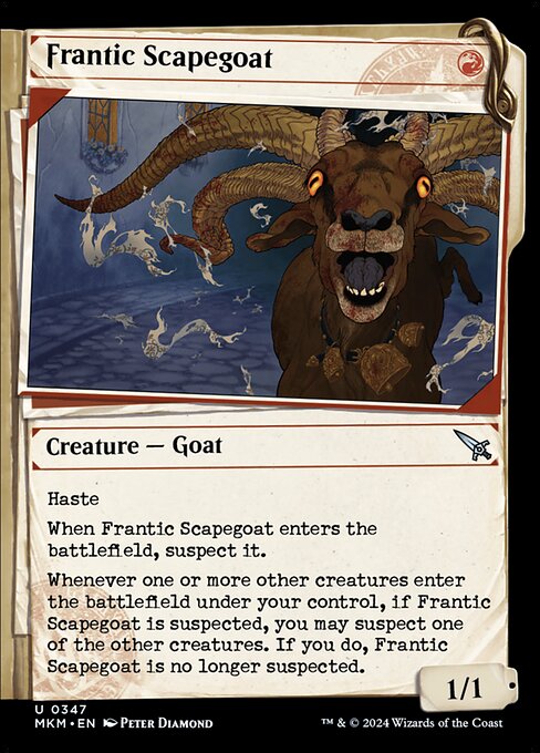 Murders at Karlov Manor - 347 - Frantic Scapegoat - Uncommon