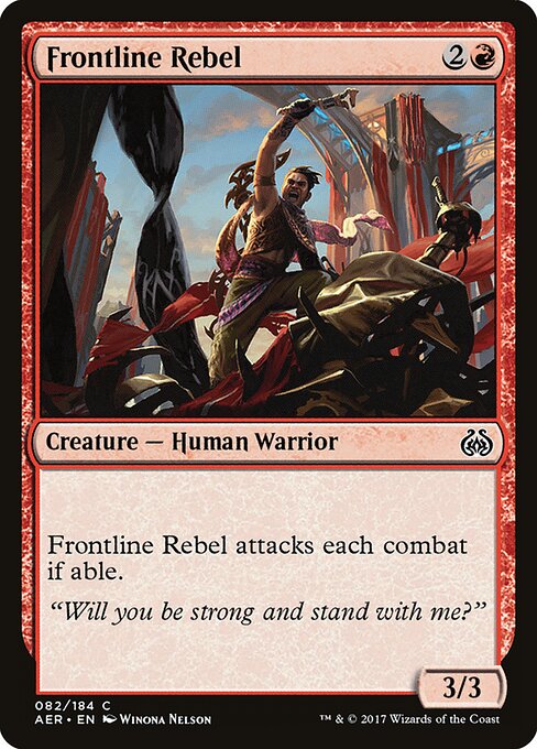 Aether Revolt - 82 - Frontline Rebel - Common