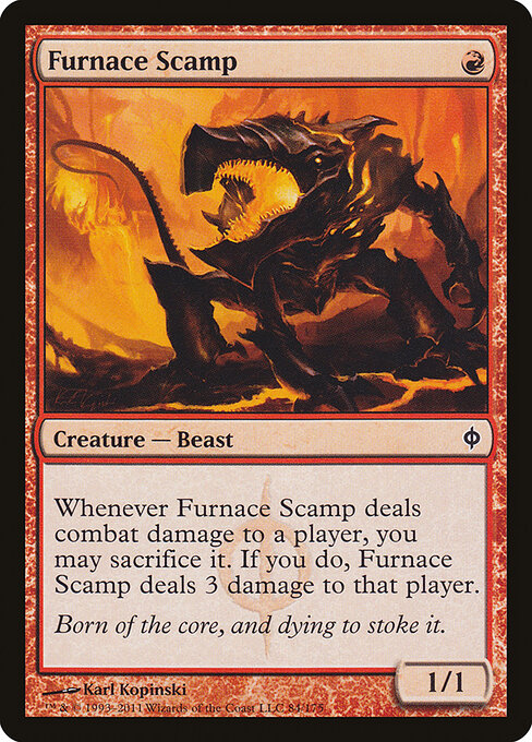 New Phyrexia - 84 - Furnace Scamp - Common