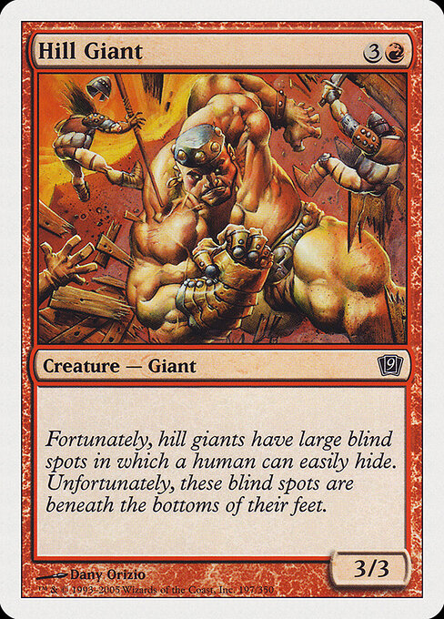 Ninth Edition - 197 - Hill Giant - Common
