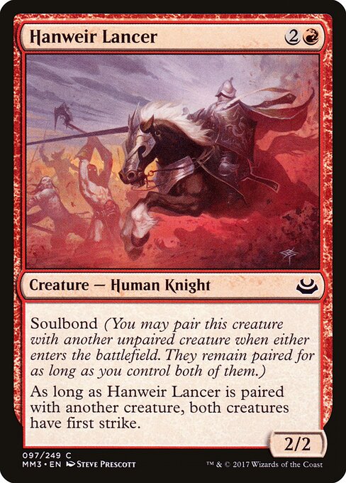 Modern Masters 2017 - 97 - Hanweir Lancer - Common