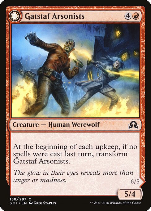 Shadows over Innistrad - 158 - Gatstaf Arsonists // Gatstaf Ravagers - Common