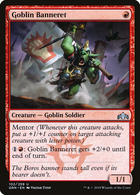 Guilds of Ravnica - 102 - Goblin Banneret - Uncommon
