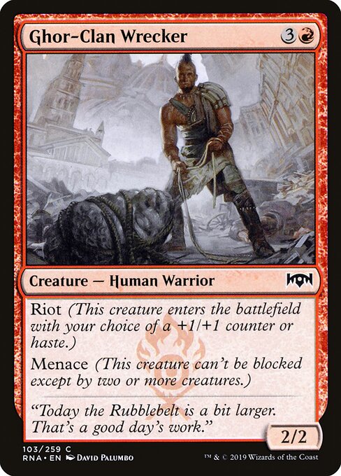 Ravnica Allegiance - 103 - Ghor-Clan Wrecker - Common