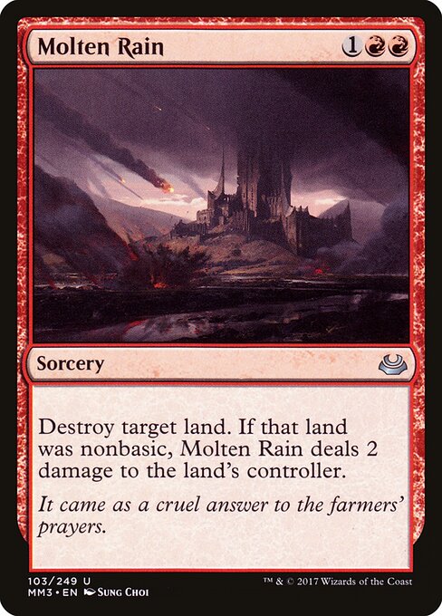 Modern Masters 2017 - 103 - Molten Rain - Uncommon