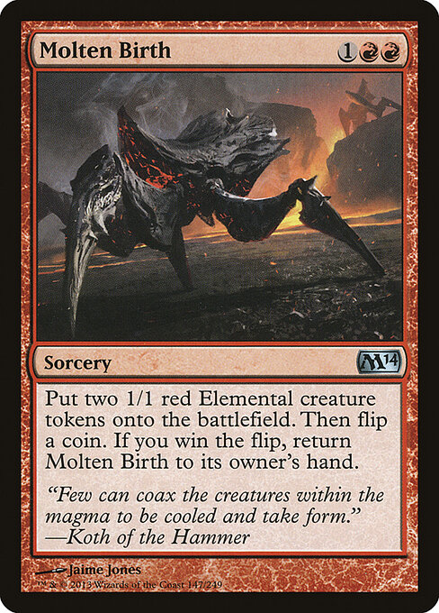 Magic 2014 - 147 - Molten Birth - Uncommon