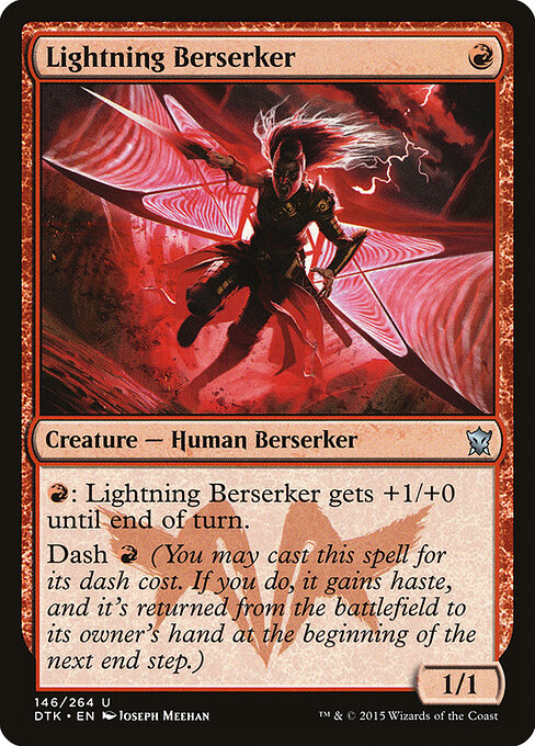 Dragons of Tarkir - 146 - Lightning Berserker - Uncommon