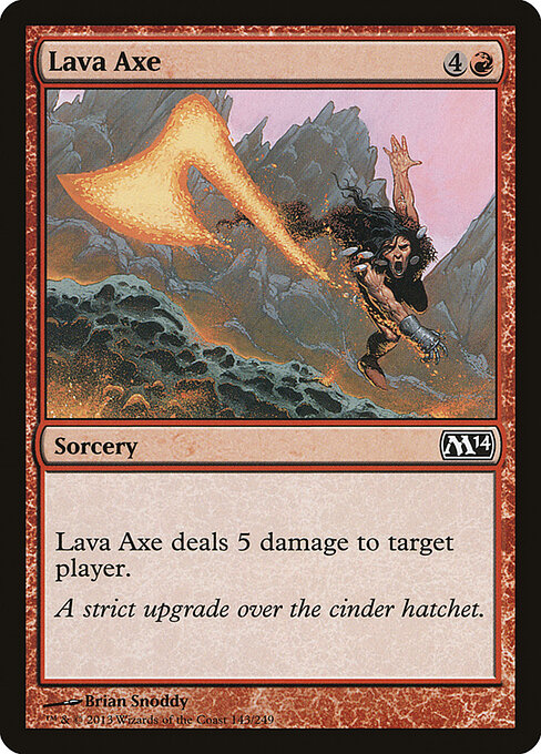 Magic 2014 - 143 - Lava Axe - Common