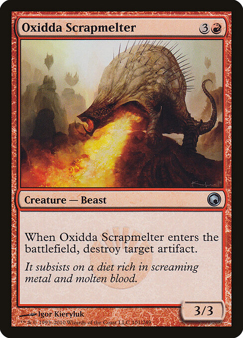 Scars of Mirrodin - 101 - Oxidda Scrapmelter - Uncommon