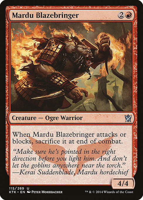Khans of Tarkir - 115 - Mardu Blazebringer - Uncommon