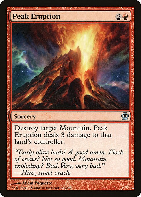 Theros - 132 - Peak Eruption - Uncommon