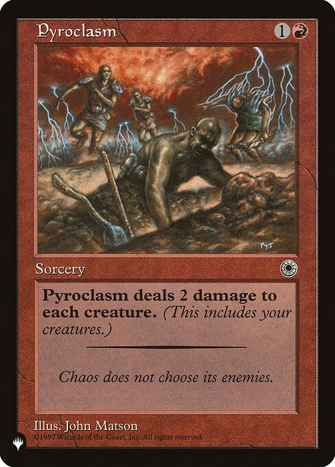 The List - POR-143 - Pyroclasm - Rare