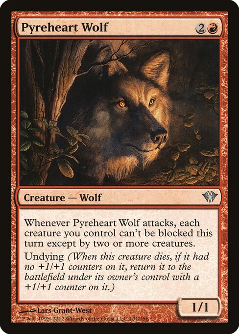 Dark Ascension - 101 - Pyreheart Wolf - Uncommon