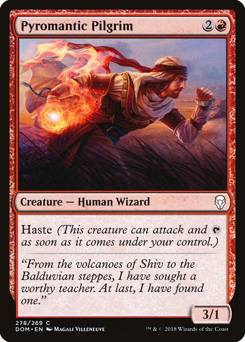 Dominaria - 278 - Pyromantic Pilgrim - Common