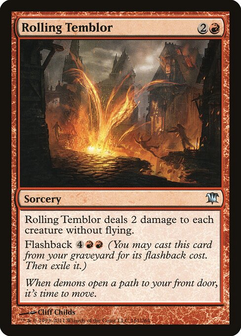 Innistrad - 161 - Rolling Temblor - Uncommon