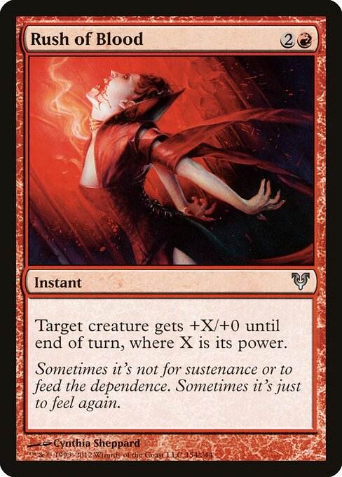 Avacyn Restored - 154 - Rush of Blood - Uncommon