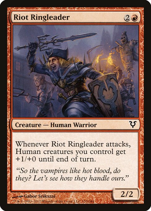 Avacyn Restored - 152 - Riot Ringleader - Common
