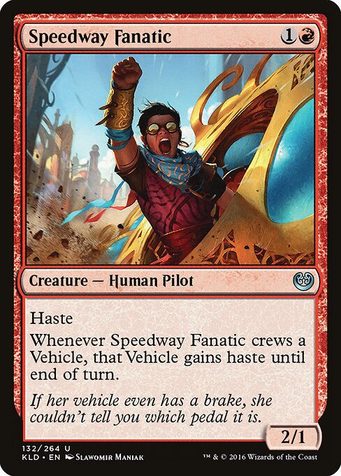 Kaladesh - 132 - Speedway Fanatic - Uncommon