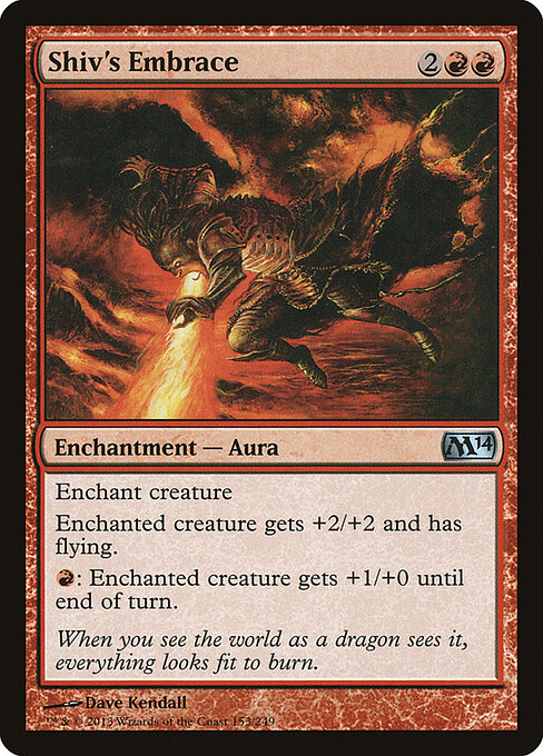 Magic 2014 - 153 - Shiv's Embrace - Uncommon