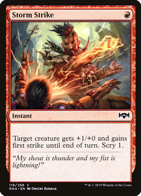 Ravnica Allegiance - 119 - Storm Strike - Common