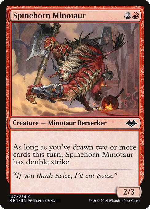 Modern Horizons - 147 - Spinehorn Minotaur - Common