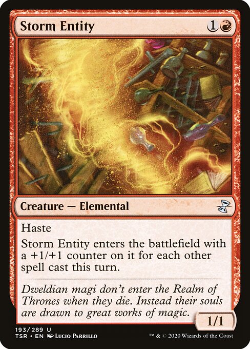 Time Spiral Remastered - 193 - Storm Entity - Uncommon