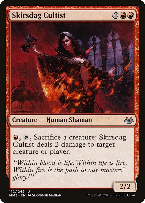 Modern Masters 2017 - 112 - Skirsdag Cultist - Uncommon